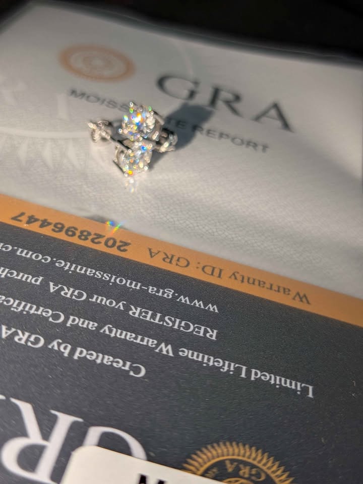 Moissanite Stud Earrings