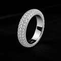 Moissanite Pave Ring