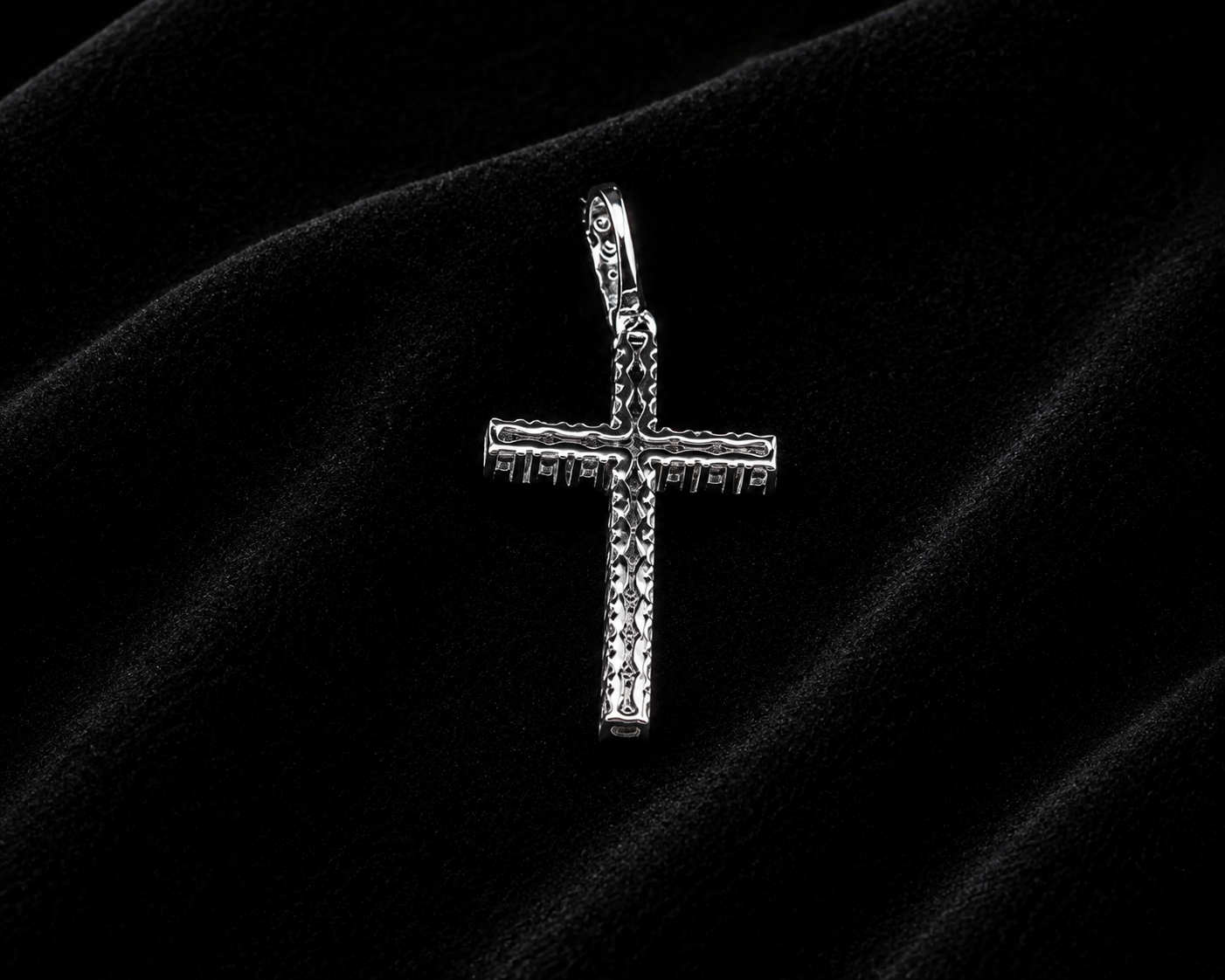 Moissanite Cross Pendant