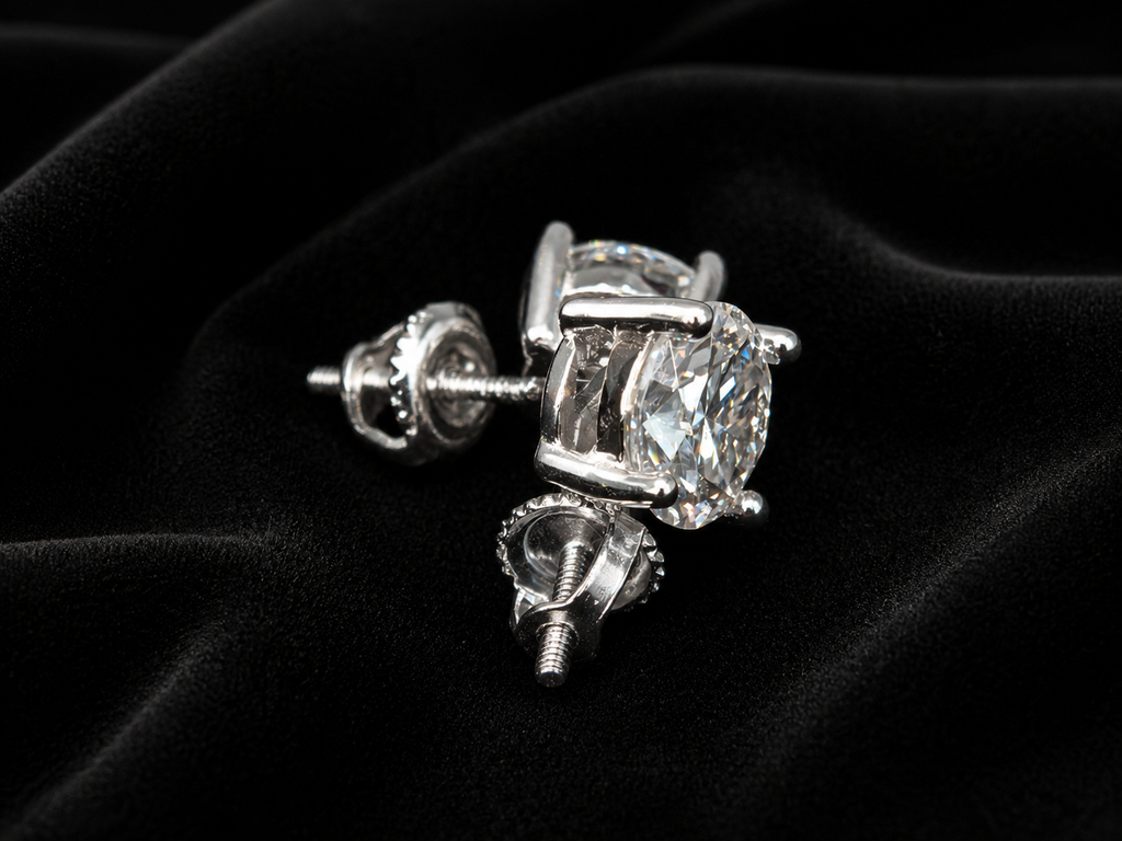 Moissanite Stud Earrings
