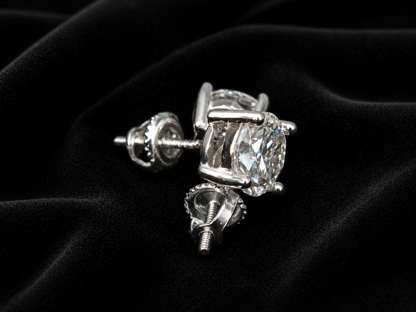 Moissanite Stud Earrings