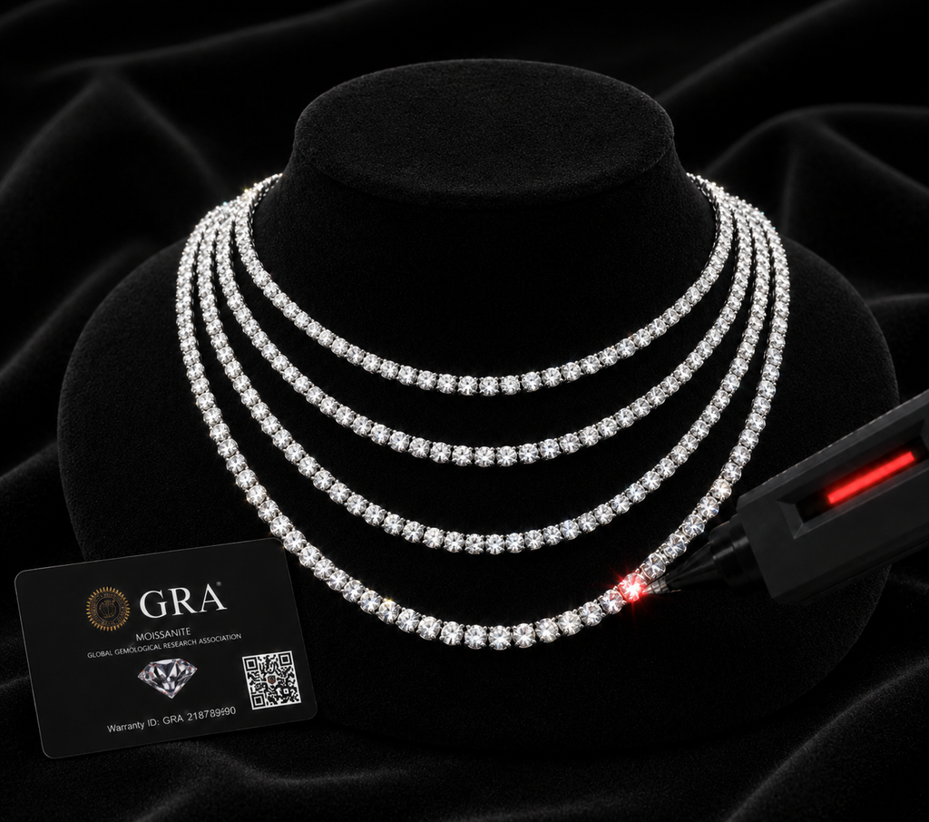 Moissanite Tennis Chain