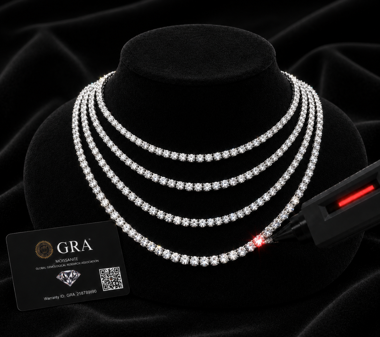 Moissanite Tennis Chain