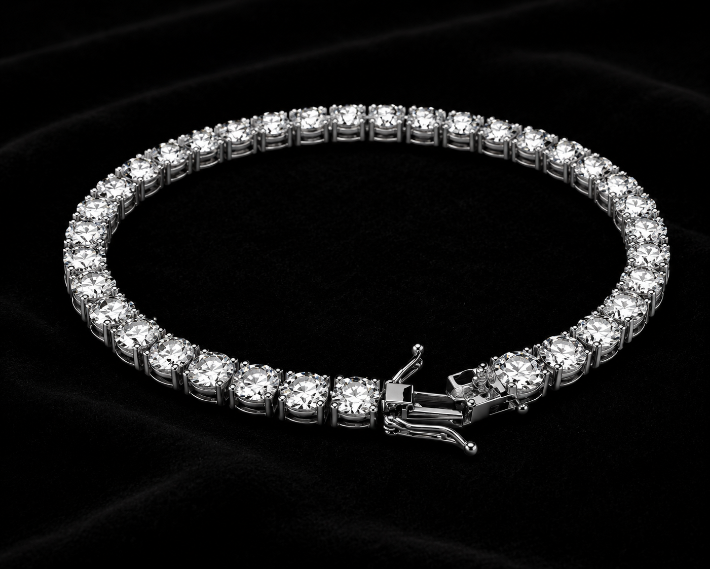 Moissanite Tennis Bracelet