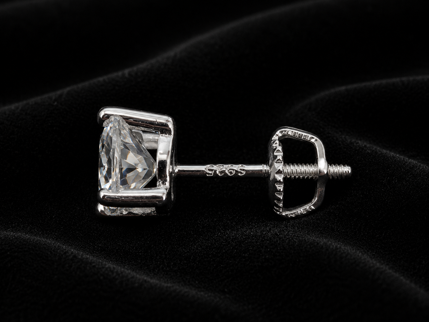 Moissanite Stud Earrings